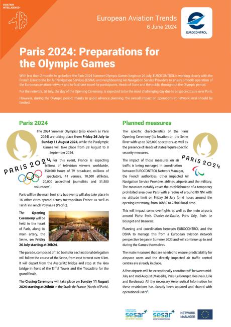 Aviation Trends #4 - Paris 2024: Preparations for the Olympic Games