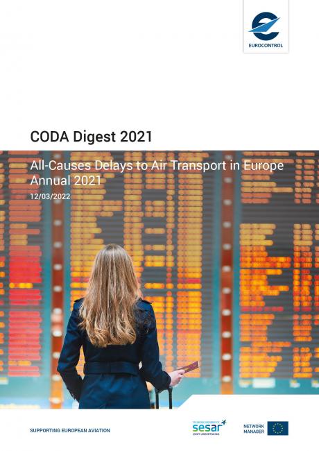 All-causes delay and cancellations to Air Transport in Europe for 2021
