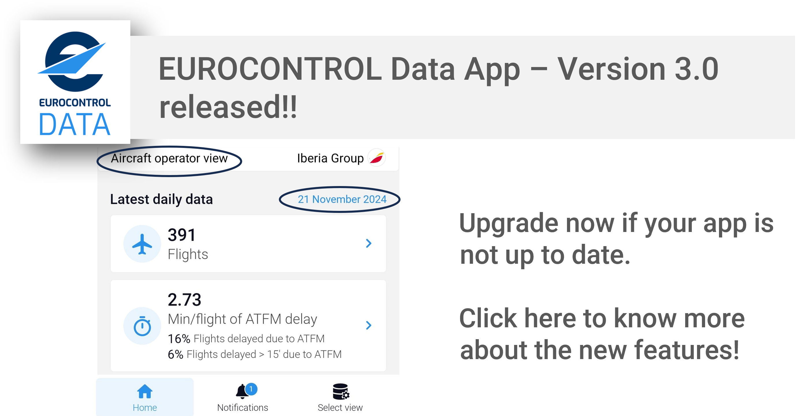 EUROCONTROL DATA app v3